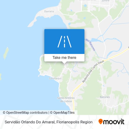 Servidão Orlando Do Amaral map