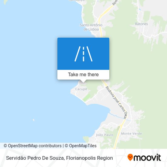 Servidão Pedro De Souza map