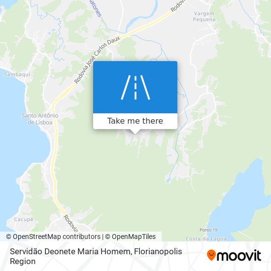 Servidão Deonete Maria Homem map