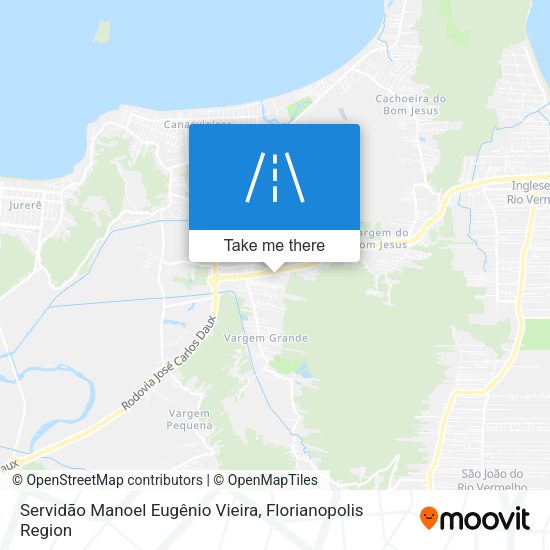 Servidão Manoel Eugênio Vieira map