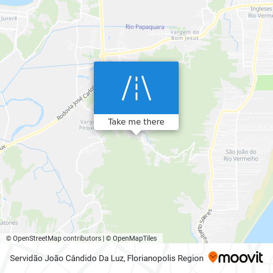 Servidão João Cândido Da Luz map