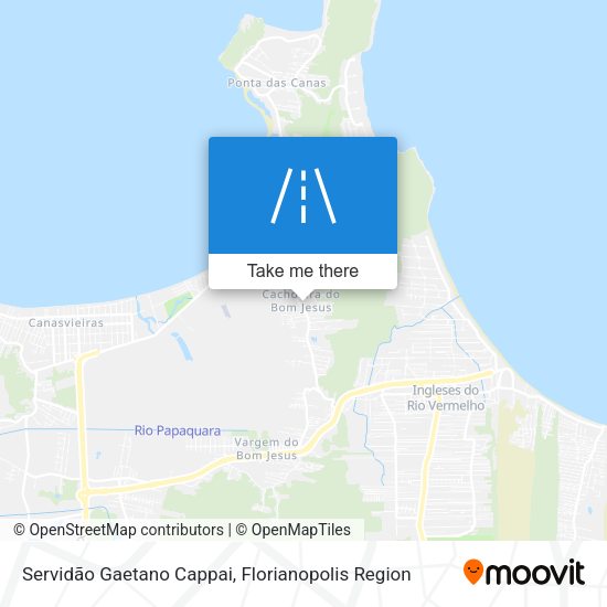 Servidão Gaetano Cappai map