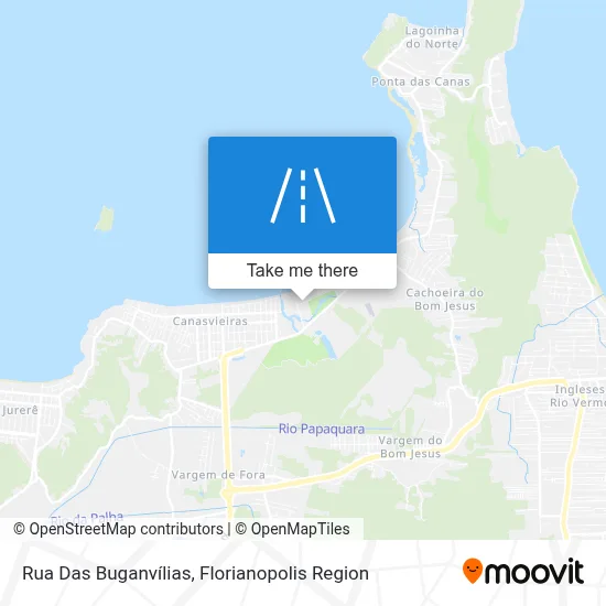 Rua Das Buganvílias map