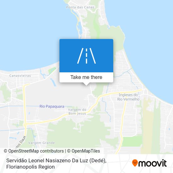 Servidão Leonel Nasiazeno Da Luz (Dedé) map