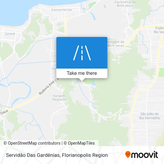Servidão Das Gardênias map