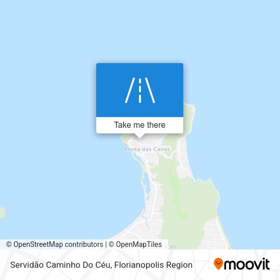 Servidão Caminho Do Céu map