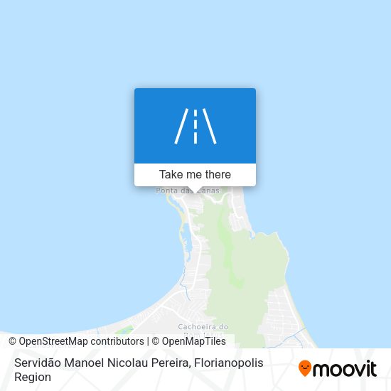 Servidão Manoel Nicolau Pereira map