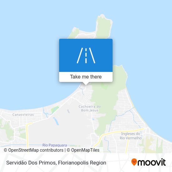 Servidão Dos Primos map