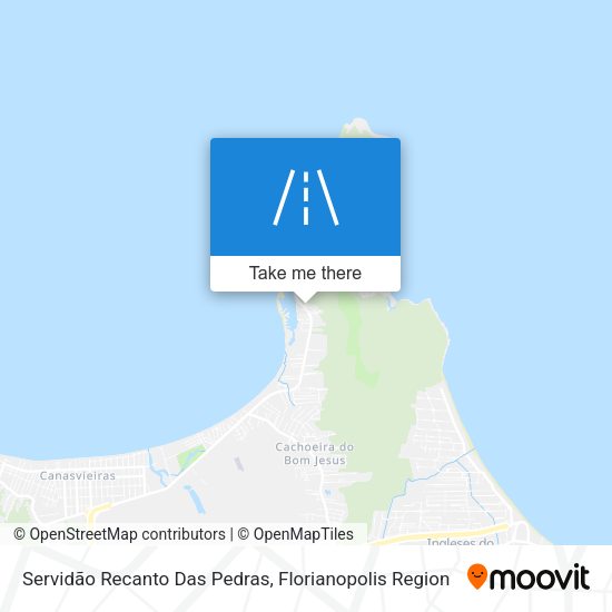 Servidão Recanto Das Pedras map
