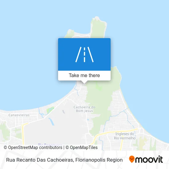 Rua Recanto Das Cachoeiras map
