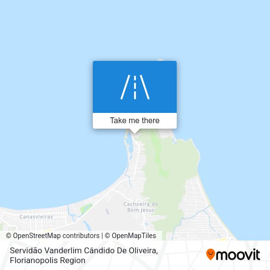 Servidão Vanderlim Cândido De Oliveira map
