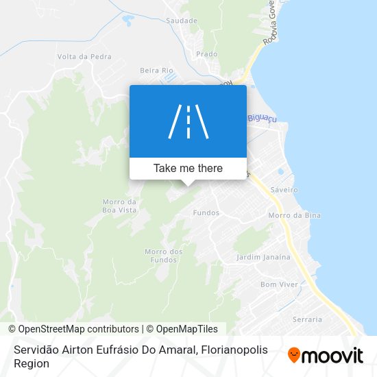 Servidão Airton Eufrásio Do Amaral map