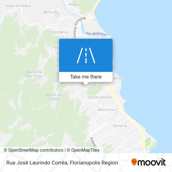 Rua José Laurindo Corrêa map
