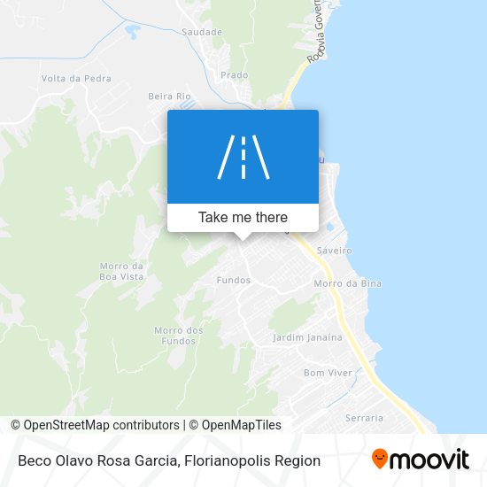 Beco Olavo Rosa Garcia map