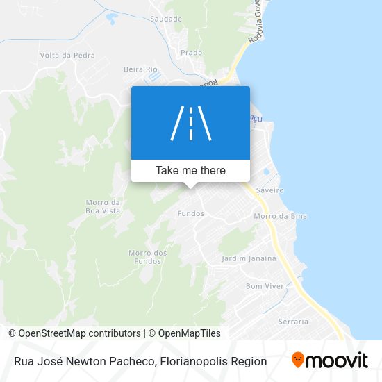 Rua José Newton Pacheco map