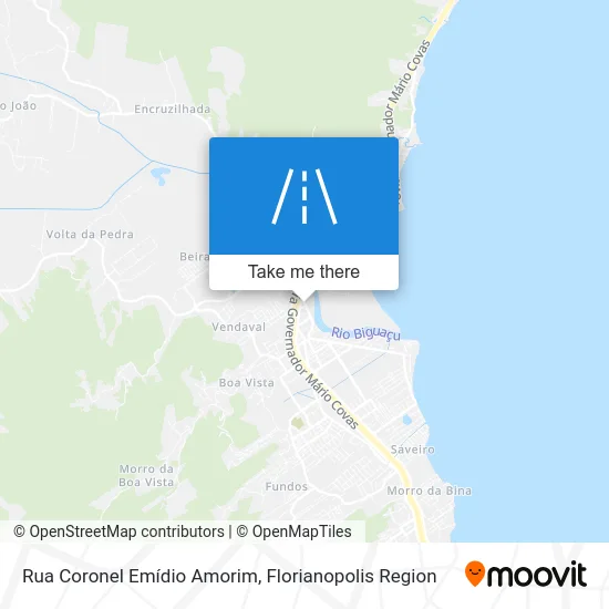 Rua Coronel Emídio Amorim map