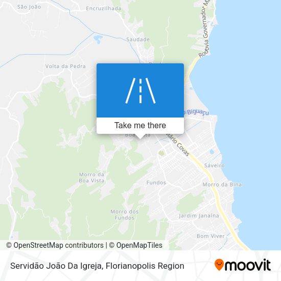 Servidão João Da Igreja map