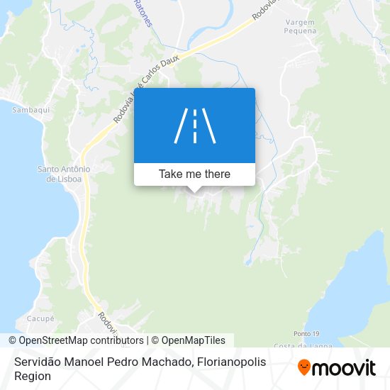 Servidão Manoel Pedro Machado map
