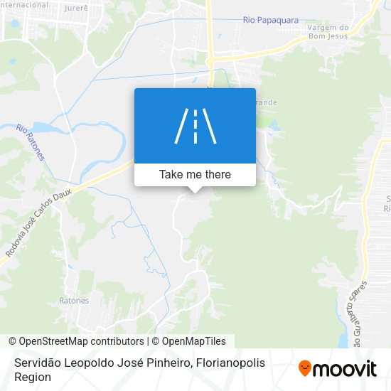 Servidão Leopoldo José Pinheiro map