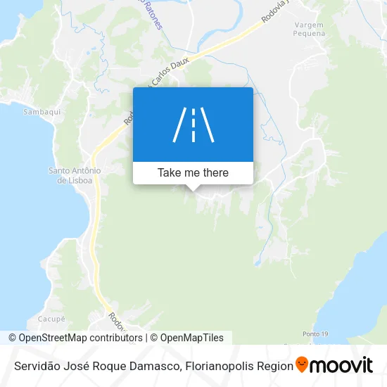 Servidão José Roque Damasco map