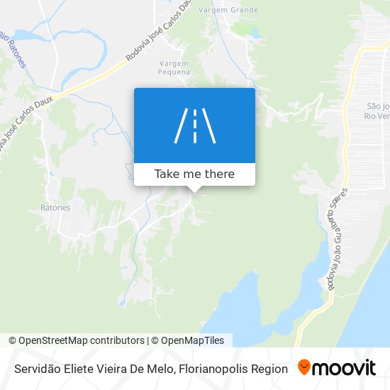 Servidão Eliete Vieira De Melo map