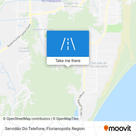 Servidão Do Telefone map