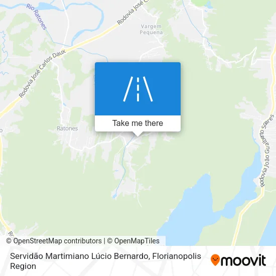 Servidão Martimiano Lúcio Bernardo map