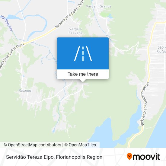 Servidão Tereza Elpo map