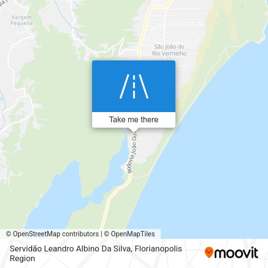 Servidão Leandro Albino Da Silva map