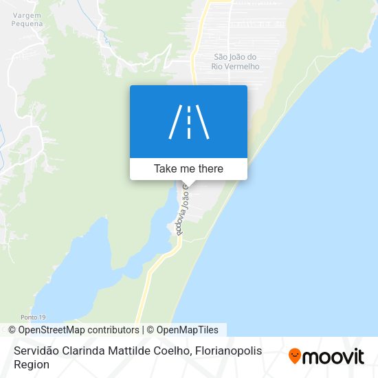 Servidão Clarinda Mattilde Coelho map