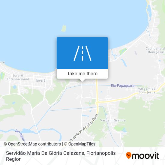 Servidão Maria Da Glória Calazans map