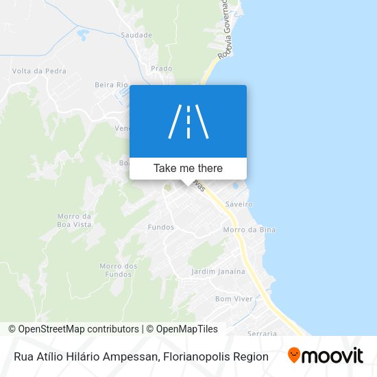 Rua Atílio Hilário Ampessan map