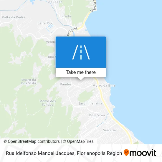 Rua Idelfonso Manoel Jacques map