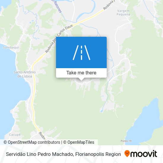 Servidão Lino Pedro Machado map