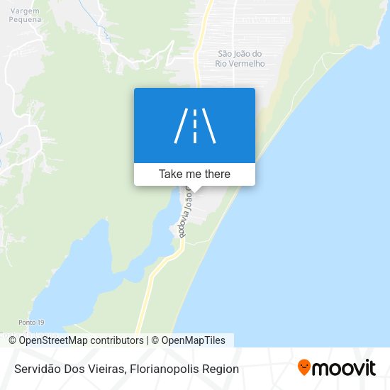 Servidão Dos Vieiras map