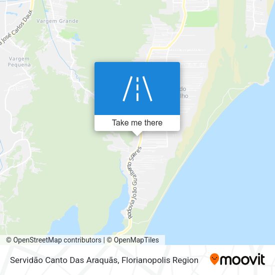 Servidão Canto Das Araquãs map