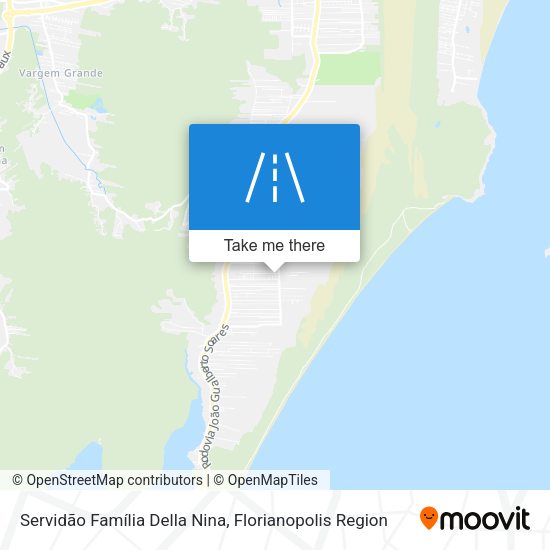 Servidão Família Della Nina map