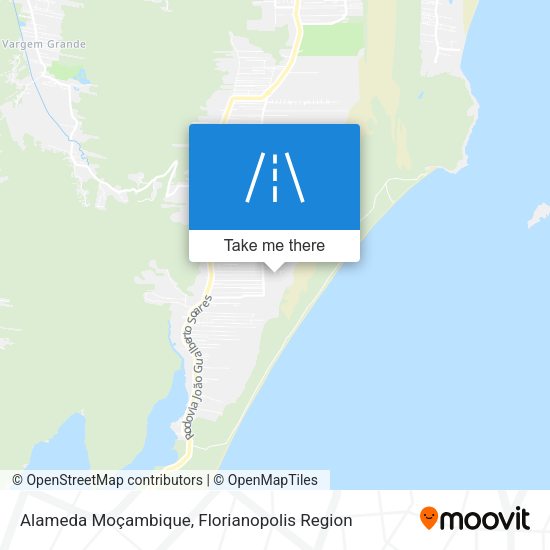 Alameda Moçambique map