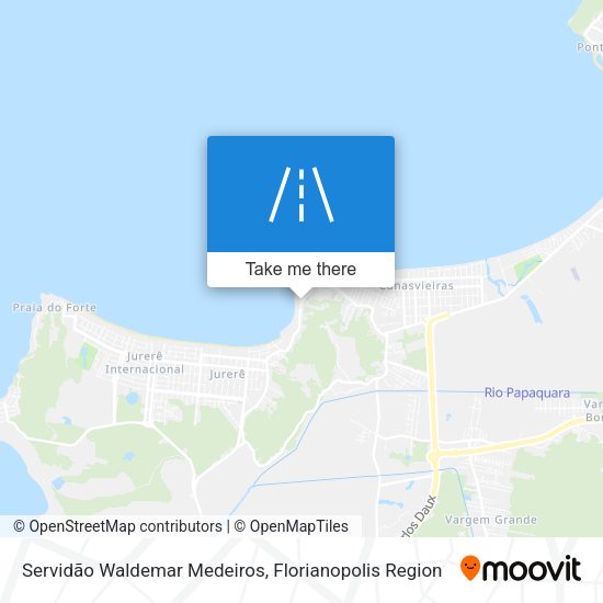 Servidão Waldemar Medeiros map