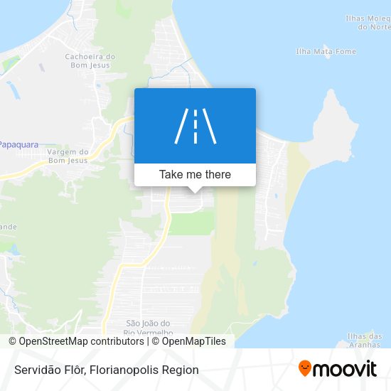 Servidão Flôr map
