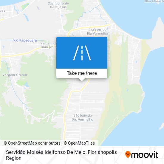 Servidão Moisés Idelfonso De Melo map