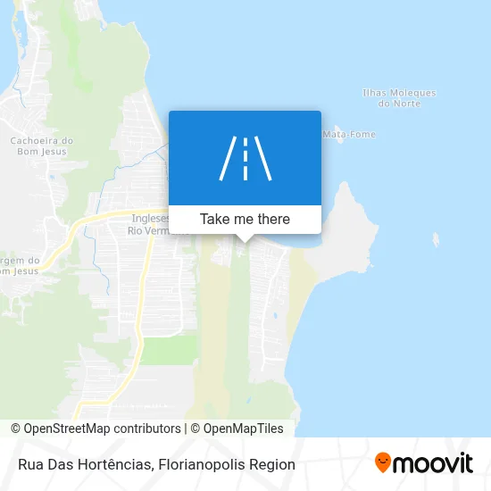 Rua Das Hortências map