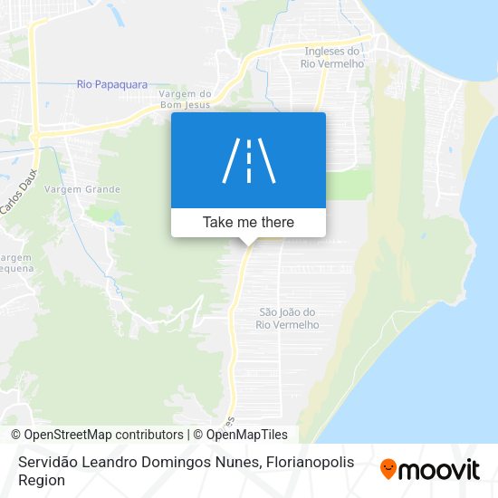 Servidão Leandro Domingos Nunes map