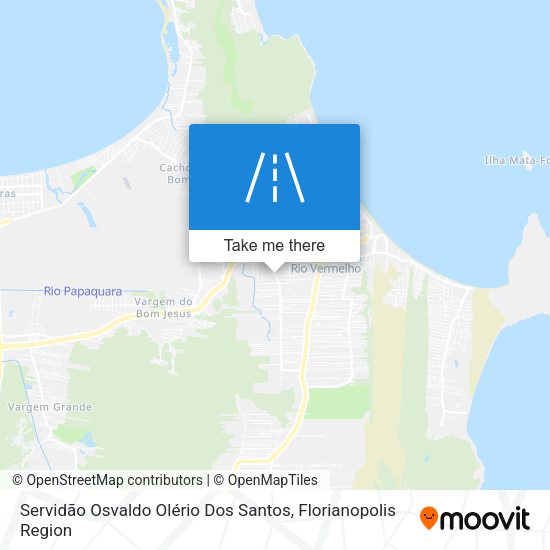 Servidão Osvaldo Olério Dos Santos map
