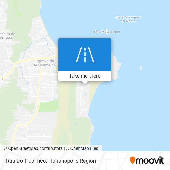 Rua Do Tico-Tico map