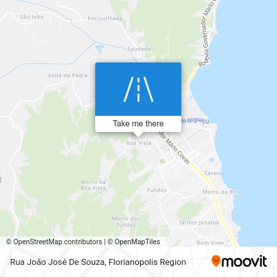 Rua João José De Souza map