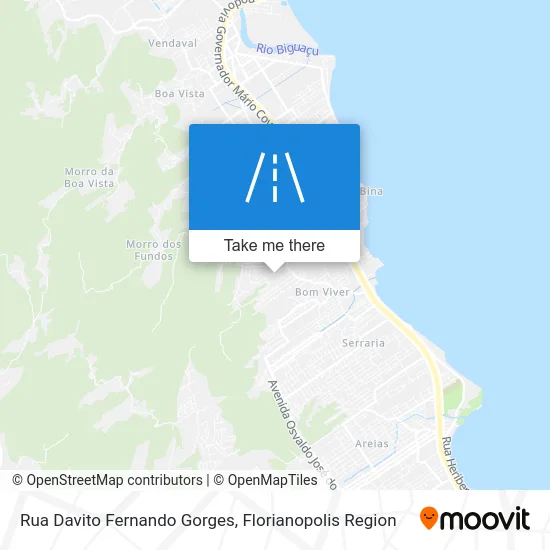 Rua Davito Fernando Gorges map