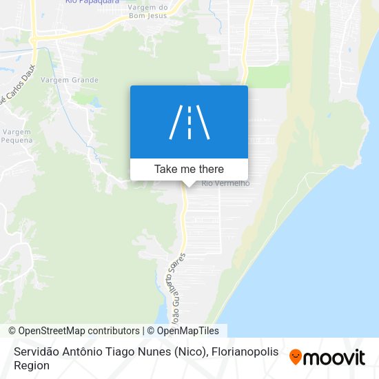 Servidão Antônio Tiago Nunes (Nico) map