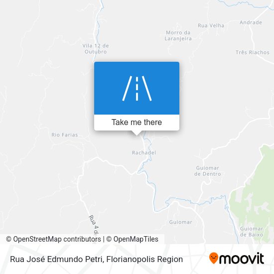 Rua José Edmundo Petri map