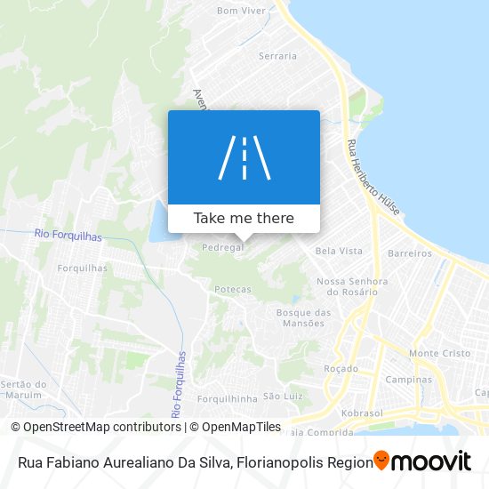 Rua Fabiano Aurealiano Da Silva map